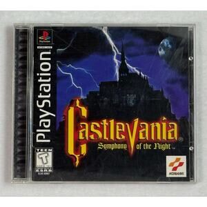 Castlevania Symphony of the Night PlayStation 1 Black Label CIB Manual SLUS00067